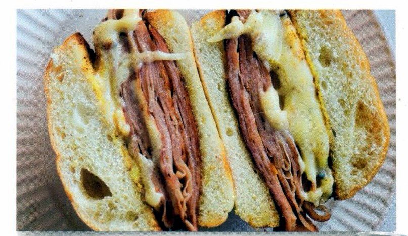 Anthony's Bourdain's fried mortadella sandwich